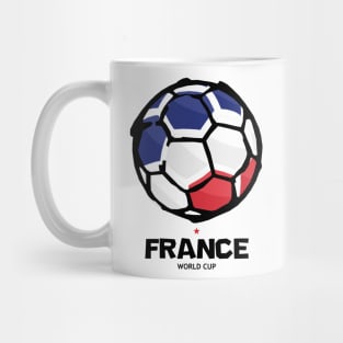 France Football Country Flag Mug